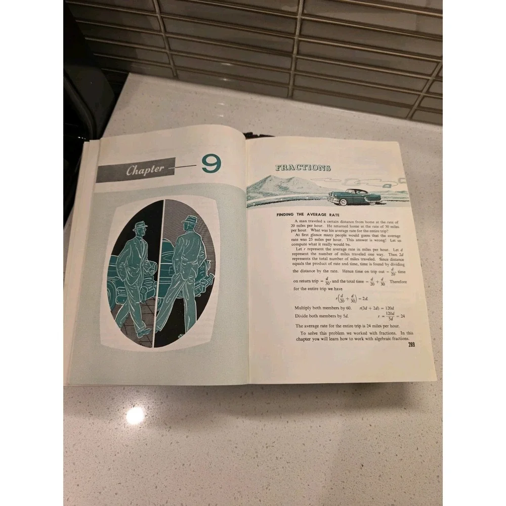 Vintage 1955 Algebra Course 1 Textbook Fehr Carnahan Beberman D.C. Heath
